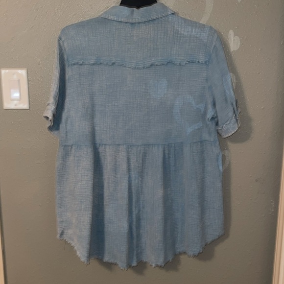 NEW❗️Umgee Blue Blouse - Picture 5 of 7